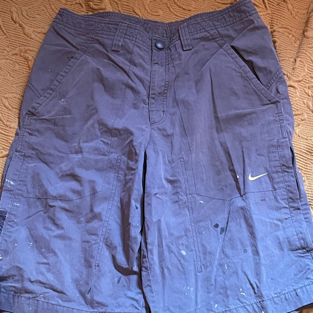 Nike Gray Athletic Shorts Lightweight Performance